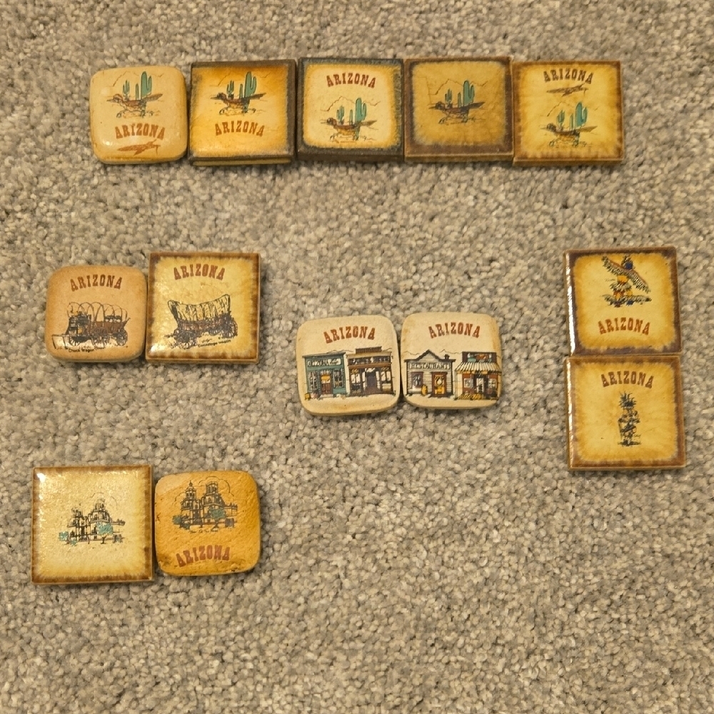 13 Arizona Vintage Magnets